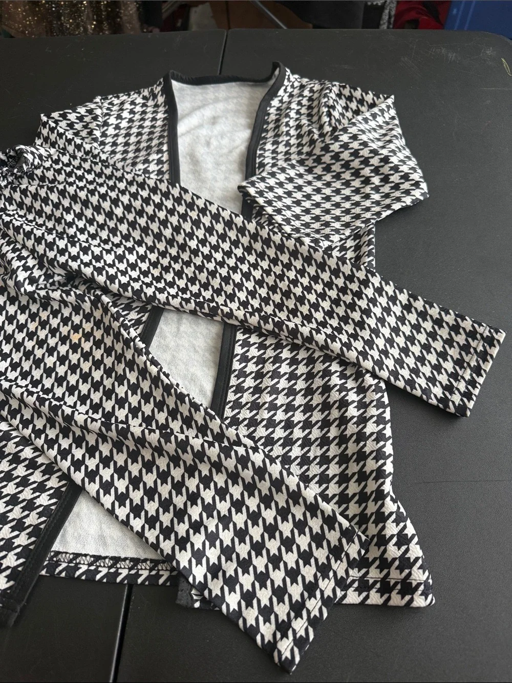 N/A classic houndstooth